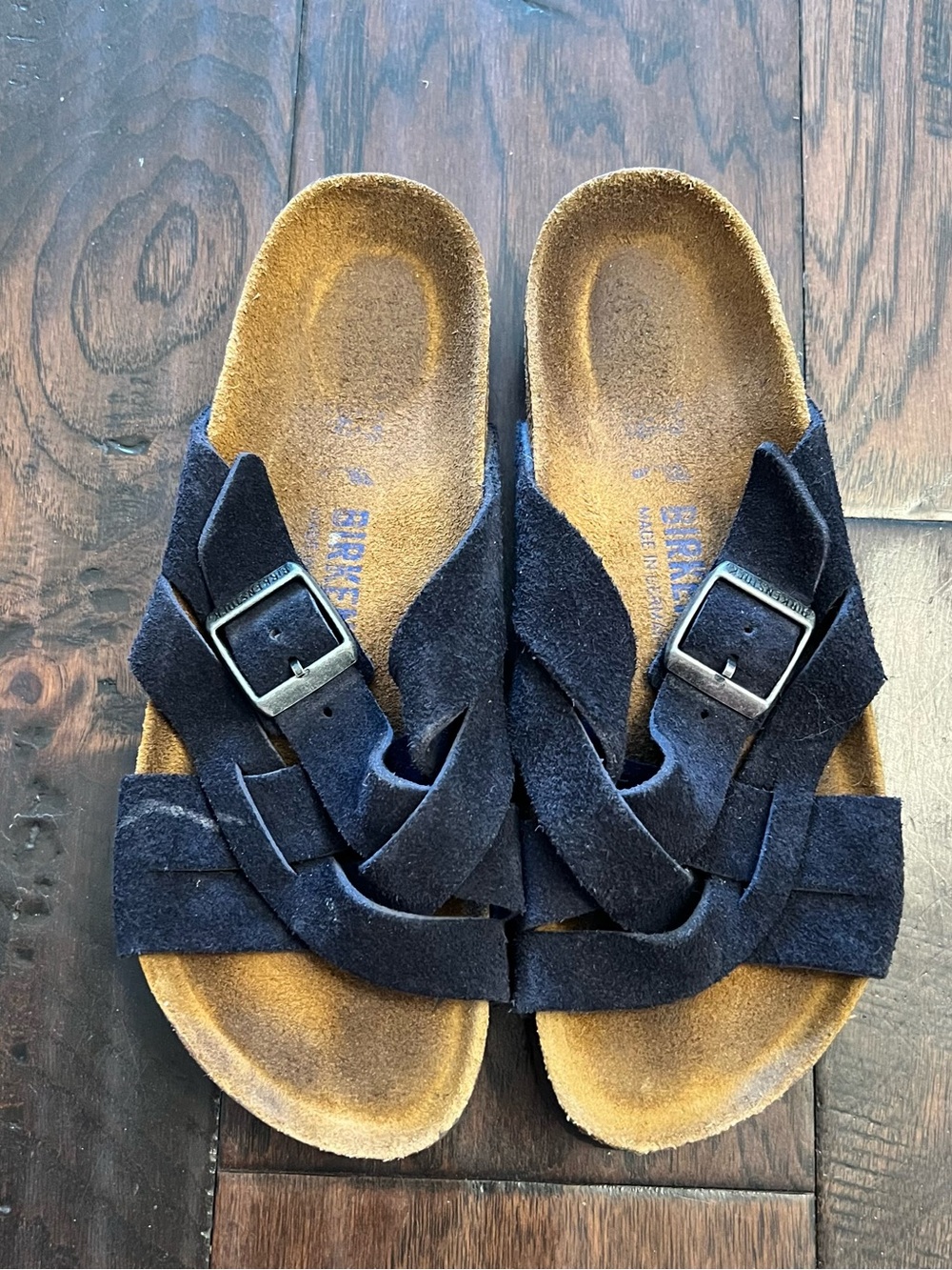 Birkenstock Lugano Soft Footbed Suede Leather - Picture 5 of 8